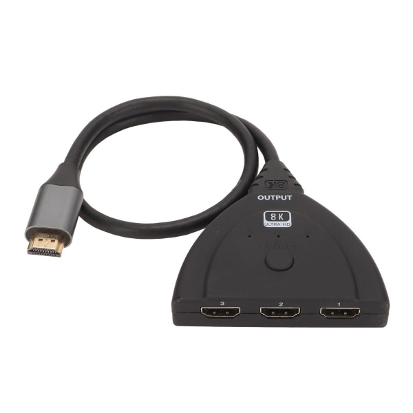 8K HD Multimedia Interface-switch 3 i 1 ud 60Hz understøttelse KLB
