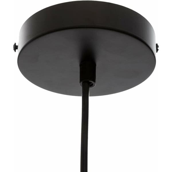 Sort ledningspendel - metal D34 cm KLB