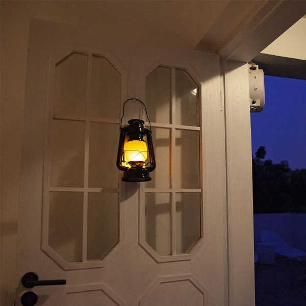 Vintage stil LED håndtak lampe lanterne for utendørs camping KLB