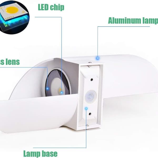 LED Moderne Væglamper 12W/ Up & Down KLB
