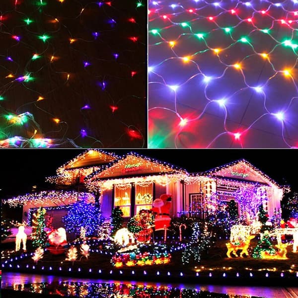 Utendørs LED Mesh Mesh String Lights Vanntett KLB