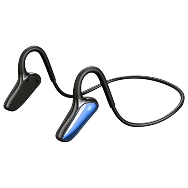 5.2 Sporthörlurar Bluetooth trådlös benledning Blå