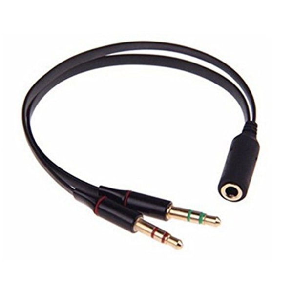 Delock lydkabel (jack 3,5mm - 20 cm - svart)