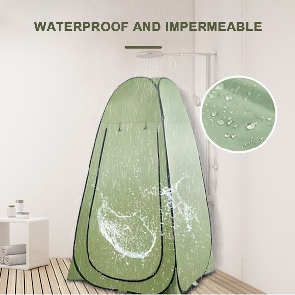 Pop Up Tält 75'' x 47'' x 47'', Camouflage Sekretess Tält, Utomhus Dusch Tält, fa KLB