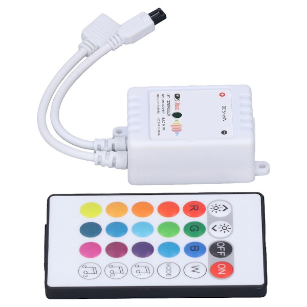 24 taster Smart LED fjernbetjening RGB trådløs controller 16 KLB