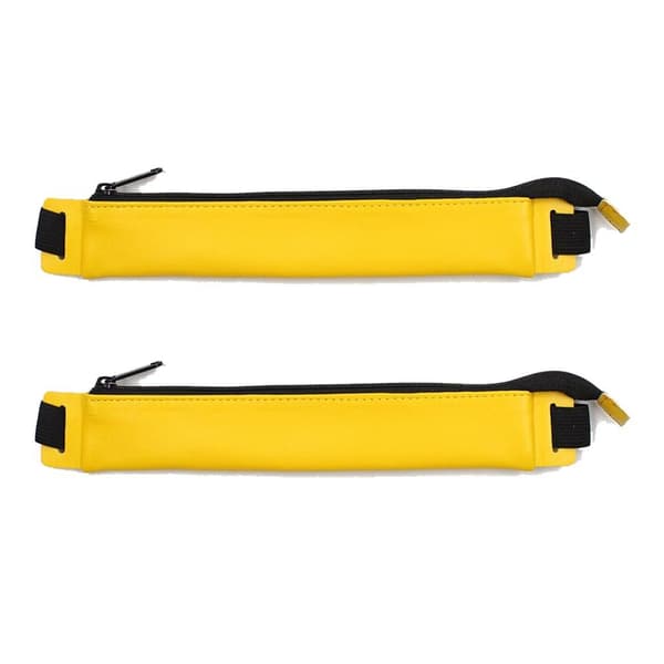 Pennfodral (2-pack) PU-läder Pennhållare Gul
