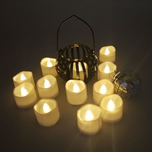 Flammeløse stearinlys, LED-stearinlys, batteridrevne stearinlys