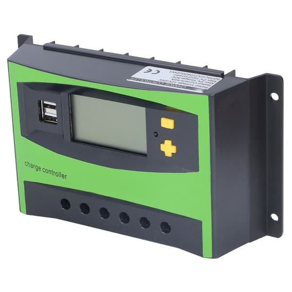 40A 12V/24V solcellelader stor skjerm KLB