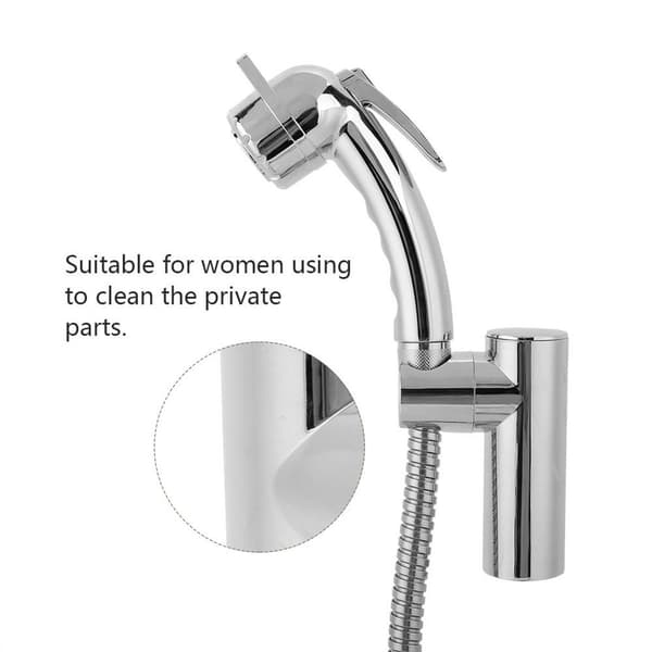Håndholdt bidet-toiletbruser i rustfrit stål, KLB til stofbleer
