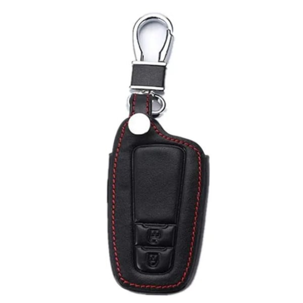 for Leather Car Key Cover Case for Toyota CHR C-HR 2017 2018 Prius 2 Buttons Remote Control Accessories