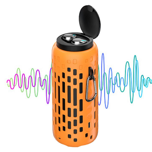 Utomhus Bluetooth-hörlurar Trådlösa Bluetooth Orange