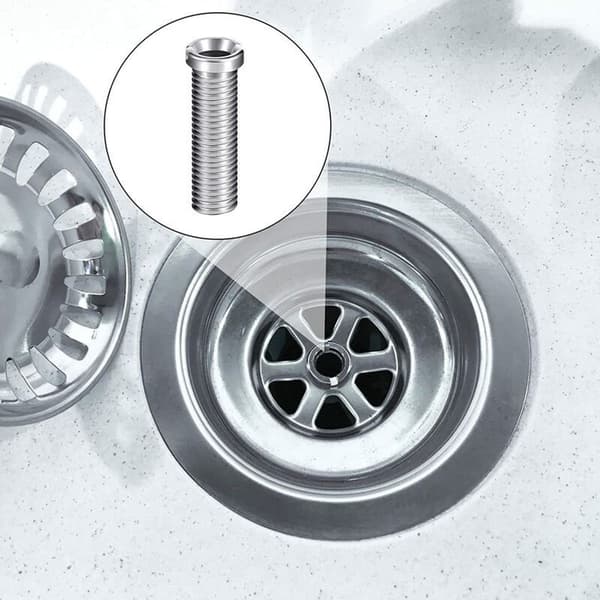 Diskho-korgsskruvar 70 mm rostfria avloppsskruvar fästtillbehör diskbult