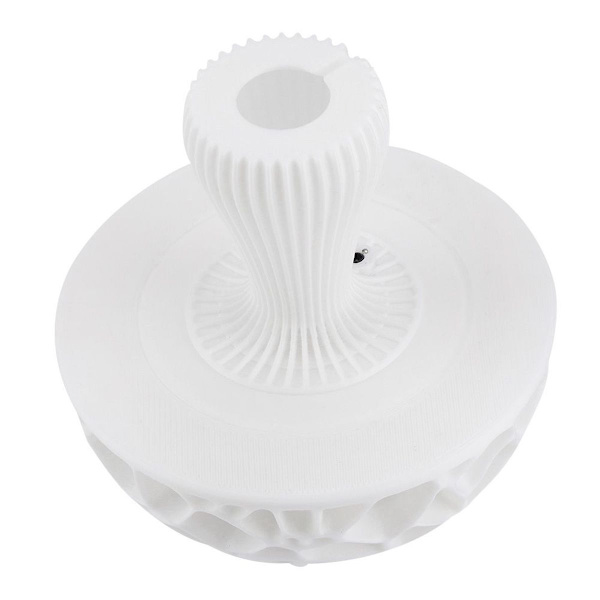 Farverig smuk RGB 3D-print svampelampe dekoration KLB