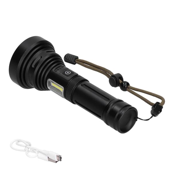 Monitoiminen taskulamppu, USB-lataus, 1500 metriä KLB