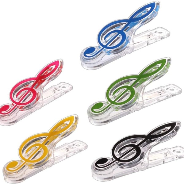 Paper clips sateenkaaren muotoisia musiikkihuomautuksia mukava 100 kappaletta KLB