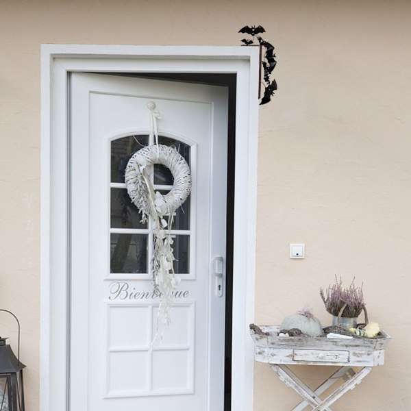 Halloween hämähäkkilepakko oven kulman kyltti koristelu oven kulma KLB