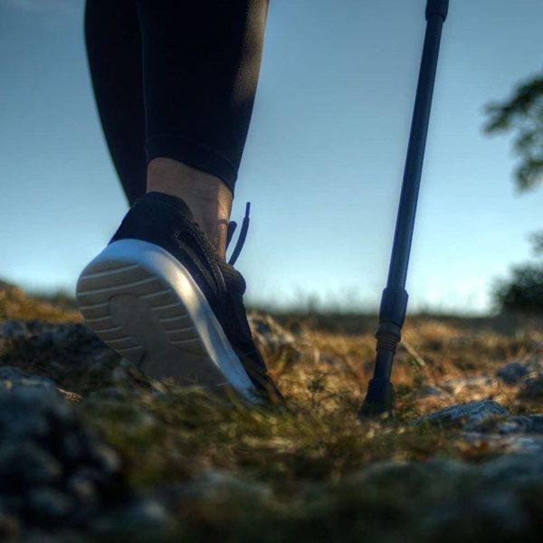 12 stk. Nordic Walking-pute, gummibuffer X-4TTW, for stokker KLB