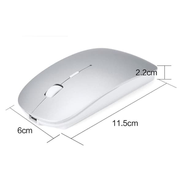 Trådløs Bluetooth-mus for MacBook - svart