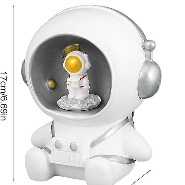 Astronautfigur prydnad sparbössa pengar
