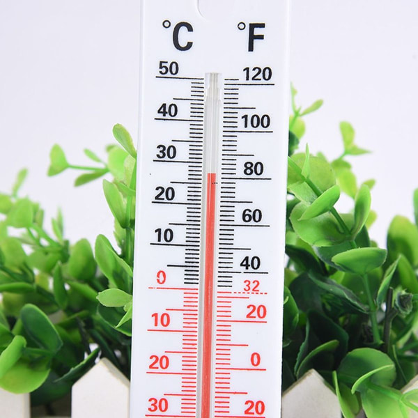 Termometer til udendørs og indendørs analog med Celcius Fahrenheit