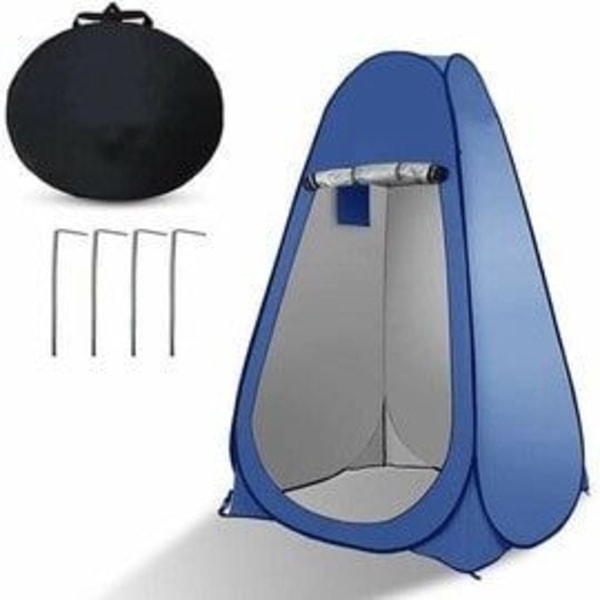Bærbar pop-up privattelt egnet for utendørs dusj, garderobe, regn 1.2X1.2X1.9m