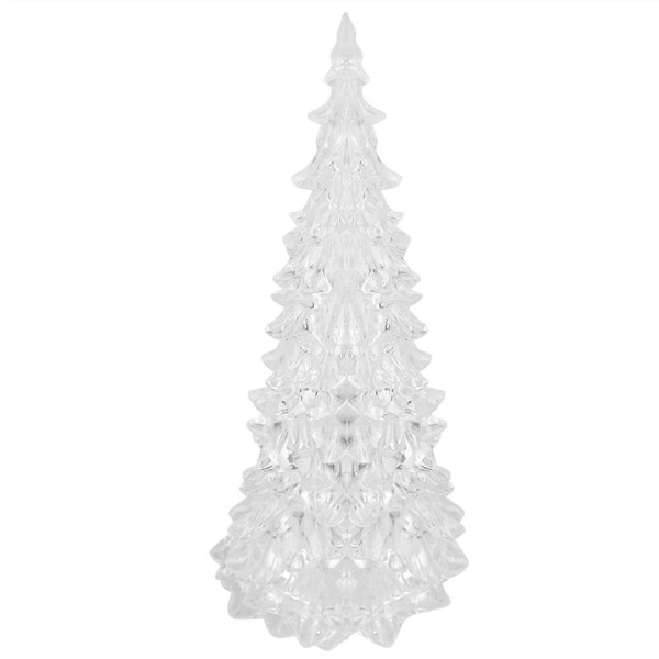 LED-lampe i juletre-form, fargerikt nattlys for hjemmebaren KLB