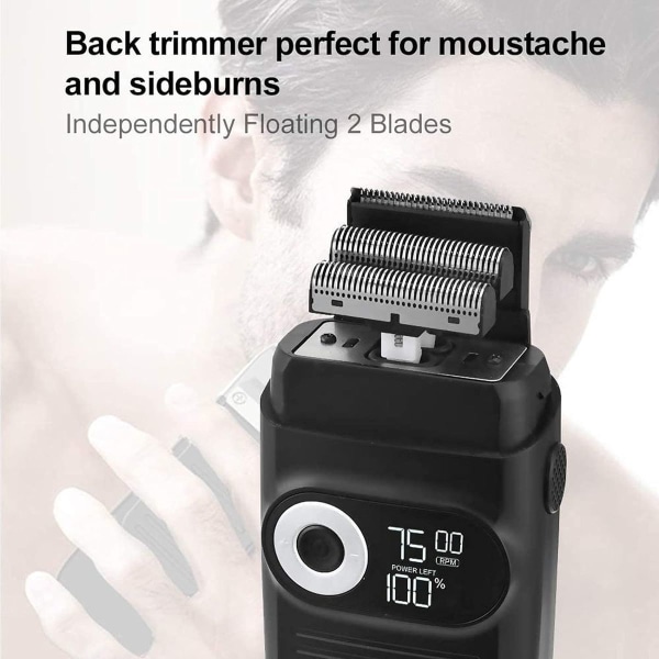 Elektrisk barbermaskine WF-2026 Sort KLB