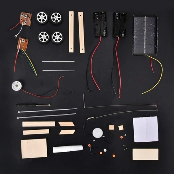 Bilmodellset, DIY Monterad Solcellsdriven RC-Leksak med El