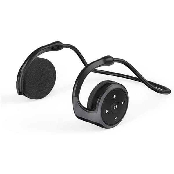 Trådløse sports Bluetooth-øretelefoner, foldbare, lette, sorte