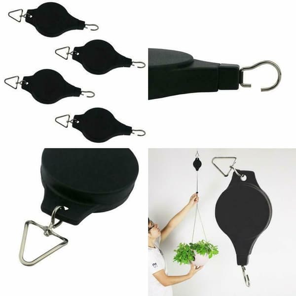 Justerbara växtrullar Retractable hängande planter Blommor