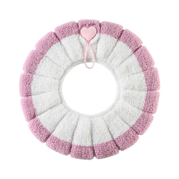 Badrum Mjuk Toalettlock Mat Rosa