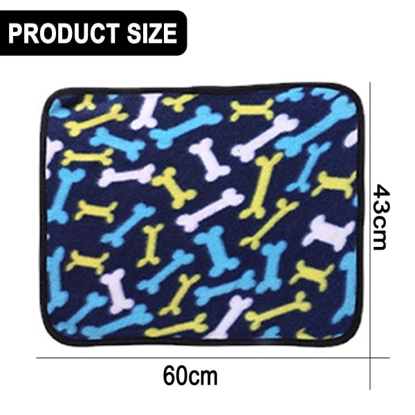 Hundfiltar, mjuk fluffig fleece husdjursfilt varm XL(23.62x16.92) KLB