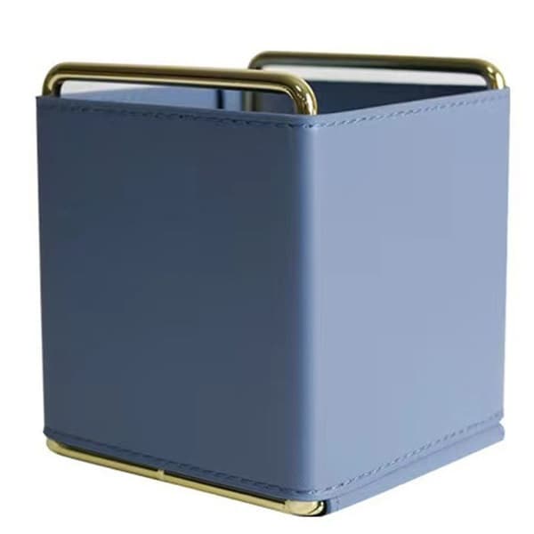 Læder penneholder, pennebeholder og organizer til Essential Blue
