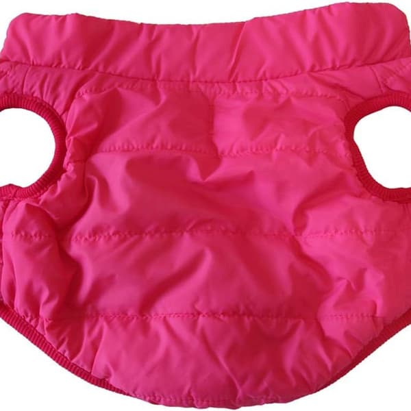 KLB Husdjur Vår Höst Vinter Kläder Polar Fleece Quiltad Bomulls Väst