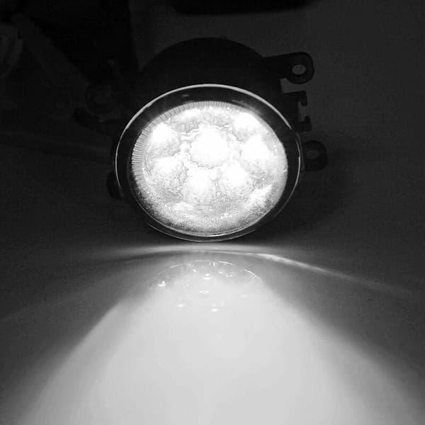 Päiväajovalot, 9 LED auton pyöreät sumuvalot
