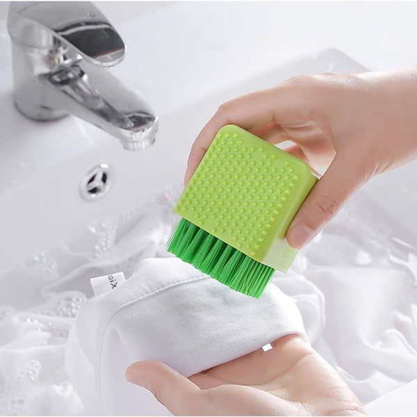 2-paknings silikon vaskebørste skrubb Flerbruks vaskebørste for husholdningsklut