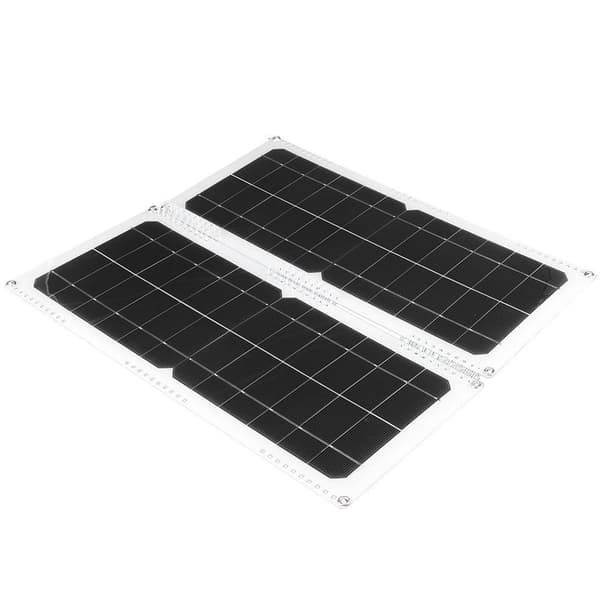 20W 12V bærbar solcellepanel med sammenleggbar enkeltkrystalllader KLB