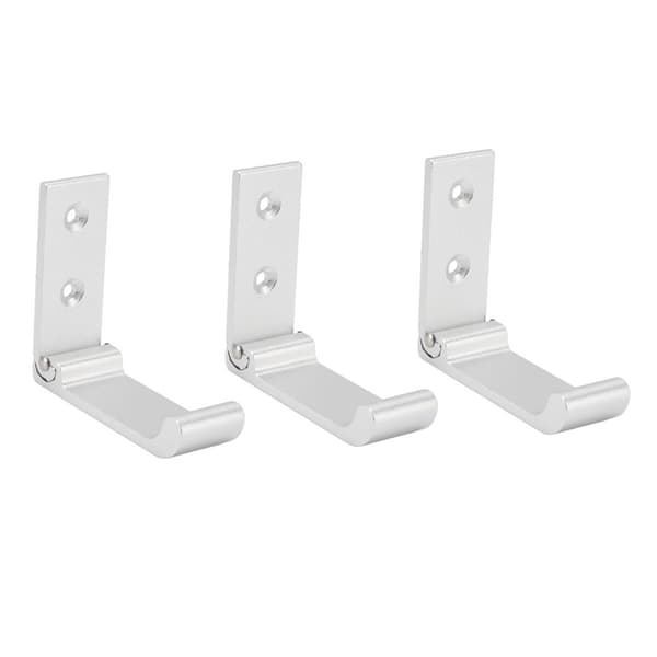 3-delt foldbart knagerække i aluminiumlegering, foldbar vægkrog KLB