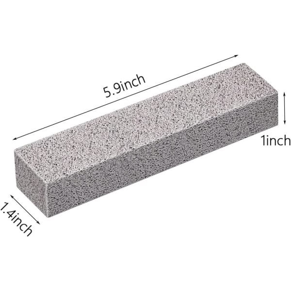 Pumice Sten Sæt af 6 til Rengøring af Toilet Kumme, Skrubbepind Rengør Kraftigt Kalkpletter, Hårdt Vand Ring, Kalciumopbygning, Jern og Rust