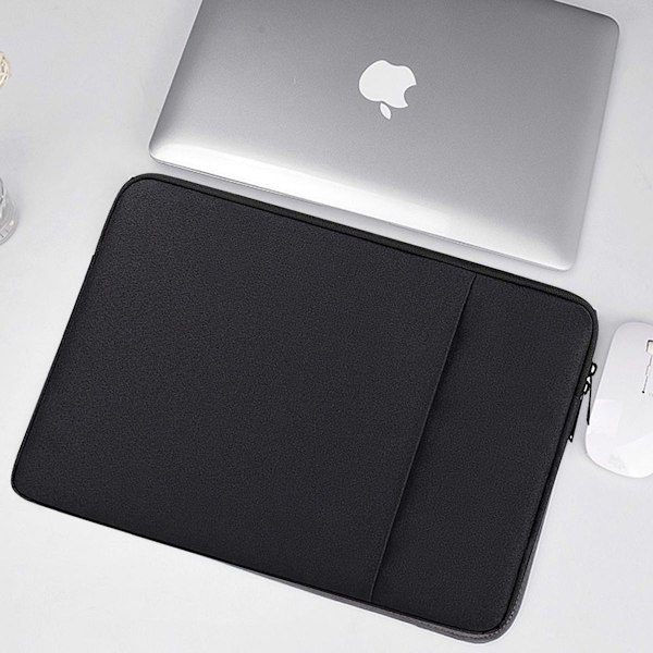 Laptopveske - 14,1-15,4\" universell størrelse (passer til MAC) Ny svart