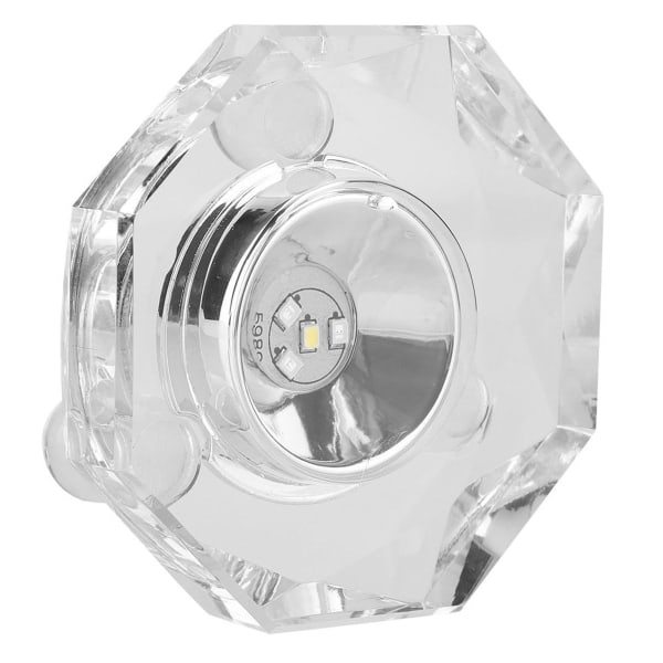 LED K9 Glas Multicolor 3D Kristall Display Ljus Bas Stativ KLB