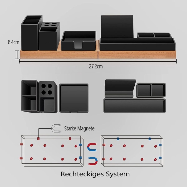 ECO Desk Organizer, Table, Office, Cosmetic Organizer, Mobile Phone & Tablet KLB