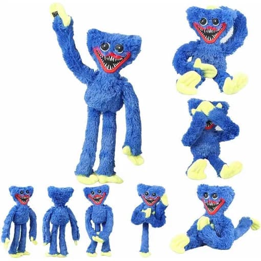 Monster Plyschleksak - Blå 40cm