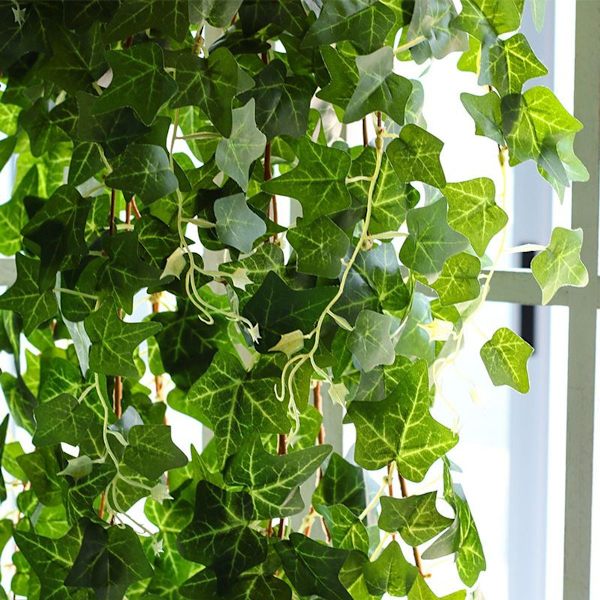 Ivy kunstig guirlande hængende kunstig plante dekoration, privatliv KLB