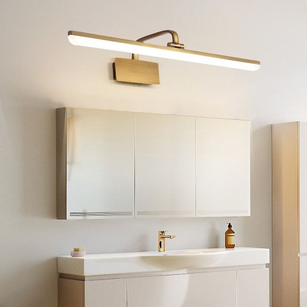 Modern LED-badrumsbelysning, inomhus fuktbeständig aluminium vägglampa 40cm