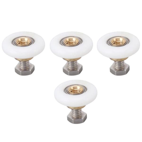 4 Set Duschdörrrullar Löpare Hjul Badrum Glas KLB