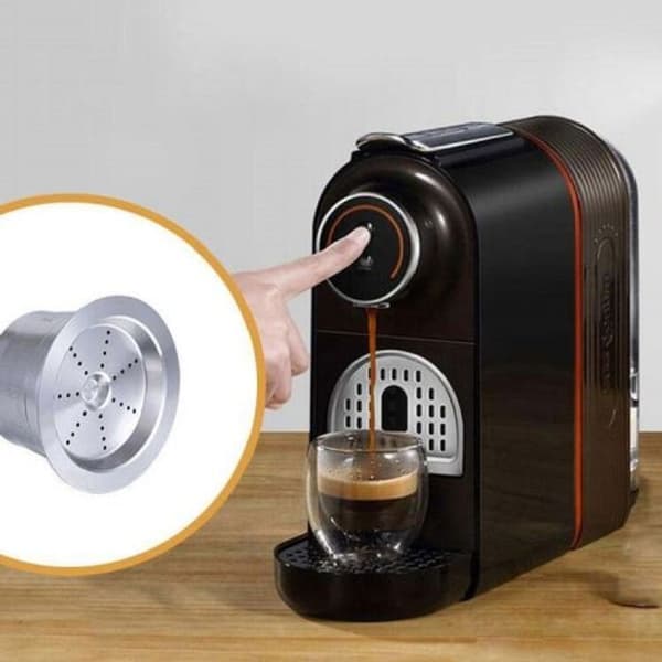 Kaffe kapsel, kaffefilter, fødevaregodkendt rustfrit stål, genanvendelig, mønster til kaffe