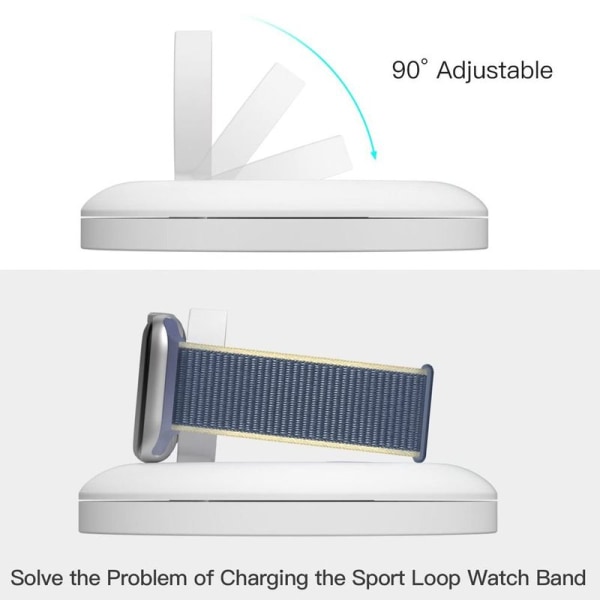 Lader ikke inkludert kompakt ladestasjon for Apple Hvit
