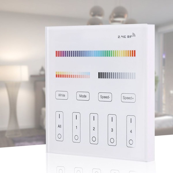 Milight 2.4G Wireless 4-Zonen RGB + CCT Smart Panel LED KLB