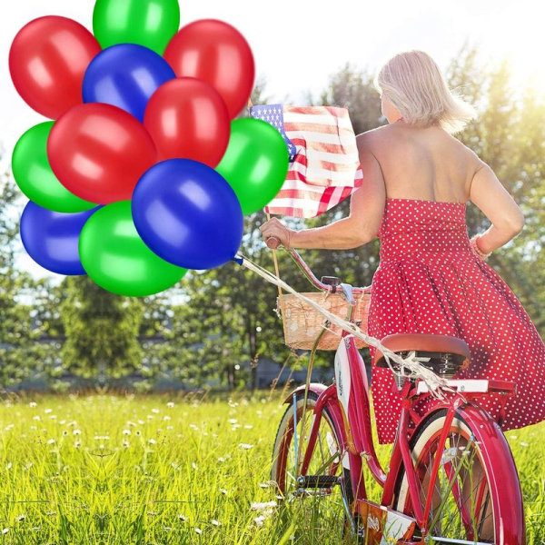 100 färgglada ballonger Pärlpärla ballonger. Uppblåsbara